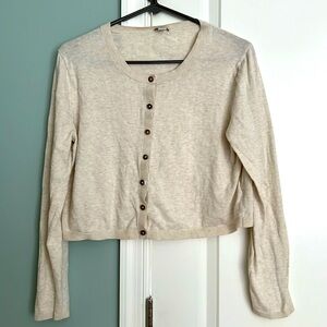 Vintage Fossil crop light sweater